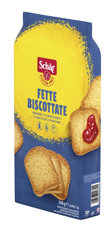 SCHAR FETTE BISCOTTATE 3 PORZIONI DA 86,7 G - Farmacia De Pasquale