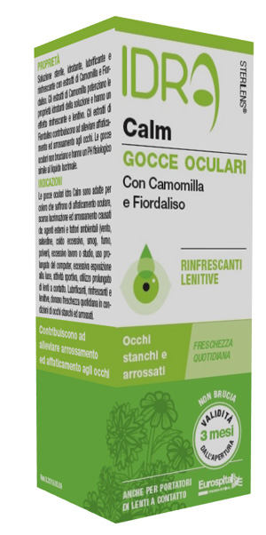 GOCCE OCULARI RINFRESCANTI STERILENS IDRA CALM CAMOMILLA E FIORDALISO 10 ML - Farmacia De Pasquale