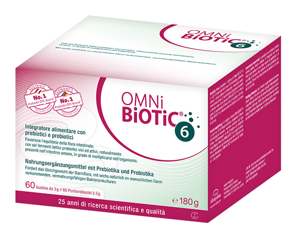 OMNI BIOTIC 6 POLVERE 60 BUSTINE DA 3 G - Farmacia De Pasquale