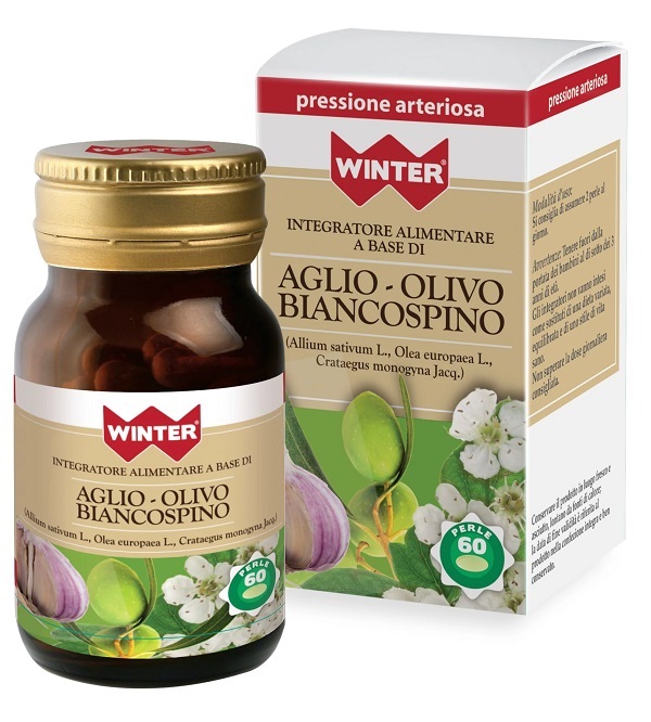 WINTER AGLIO BIANCOSPINO OLIVO 60 PERLE - Farmacia De Pasquale