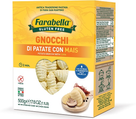FARABELLA GNOCCHI PATATE CON MAIS 500 G - Farmacia De Pasquale