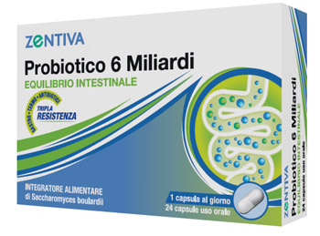 ZENTIVA PROBIOTICO 6 MILIARDI 24 CAPSULE VEGETALI - Farmacia De Pasquale