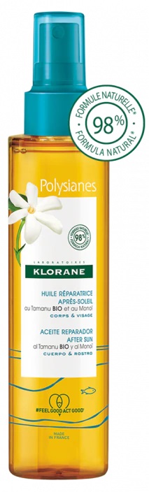 KLORANE OLIO RISTRUTTURANTE DOPOSOLE AL TAMANU E MONOI 150 ML - Farmacia De Pasquale