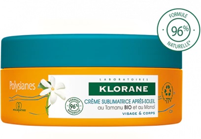KLORANE CREMA SUBLIMATRICE DOPOSOLE VISO E CORPO TAMANU E MONOI 200 ML - Farmacia De Pasquale