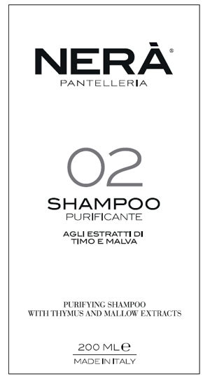 NERA' 02 SHAMPOO PURIFICANTE ESTRATTI TIMO E MALVA 200 ML - Farmacia De Pasquale