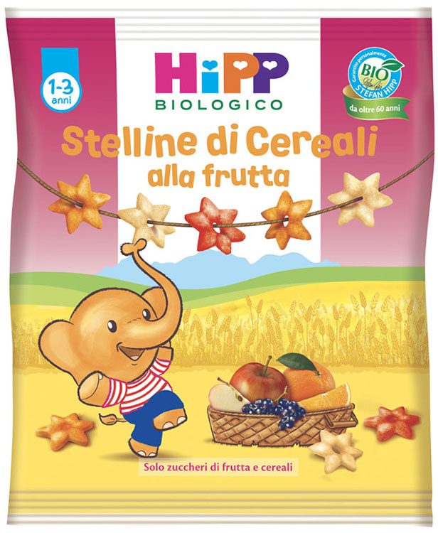 HIPP BIO STELLINE DI CEREALI ALLA FRUTTA 30 G - Farmacia De Pasquale