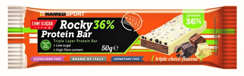 ROCKY 36% PROTEIN BAR TRIPLE CHOCO BARRETTA 50 G - Farmacia De Pasquale