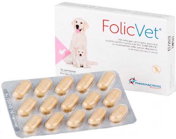 FOLICVET 15 COMPRESSE - Farmacia De Pasquale