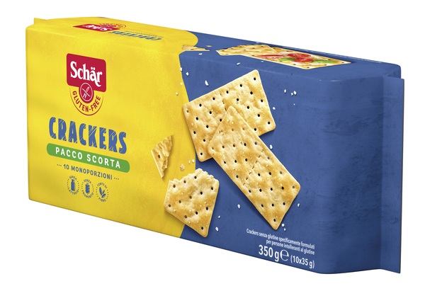 SCHAR CRACKERS SENZA LATTOSIO PACCO SCORTA 10 MONOPORZIONI DA 35 G - Farmacia De Pasquale