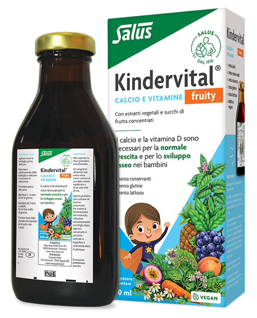 KINDERVITAL FRUITY 250 ML - Farmacia De Pasquale