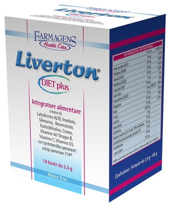 LIVERTON DIET PLUS 14 BUSTINE - Farmacia De Pasquale