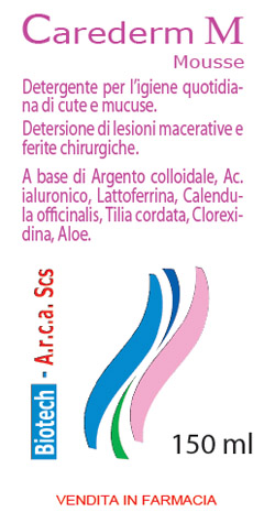 CAREDERM M MOUSSE 150 ML - Farmacia De Pasquale