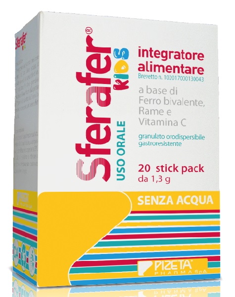 SFERAFER KIDS 20 STICK PACK - Farmacia De Pasquale