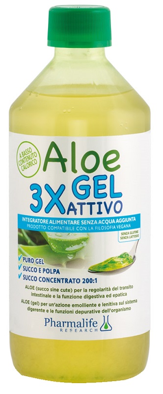 ALOE GEL 3X ATTIVO 500 ML - Farmacia De Pasquale