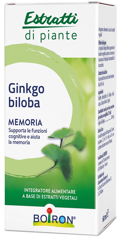 GINKGO BILOBA BOIRON ESTRATTO IDROALCOLICO 60 ML - Farmacia De Pasquale