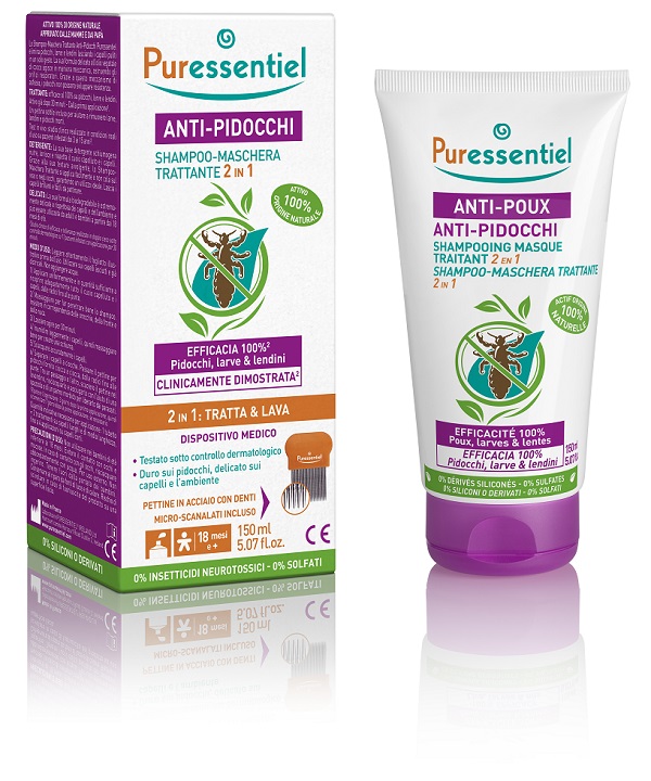 PURESSENTIEL SHAMPOO TRATTAMENTO PIDOCCHI 150 ML - Farmacia De Pasquale