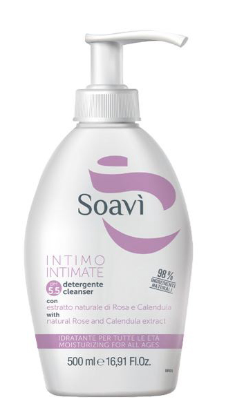 SOAVI INTIMO IDRATANTE PH5,5 FLACONE CON DISPENSER 500 ML - Farmacia De Pasquale