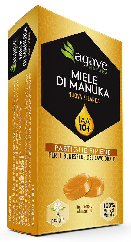 AGAVE NATURA MANUKA IAA 10+ 8 PASTIGLIE 20 G - Farmacia De Pasquale