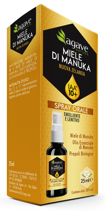 AGAVE NATURA SPRAY ORALE IAA 10+ 25 ML - Farmacia De Pasquale