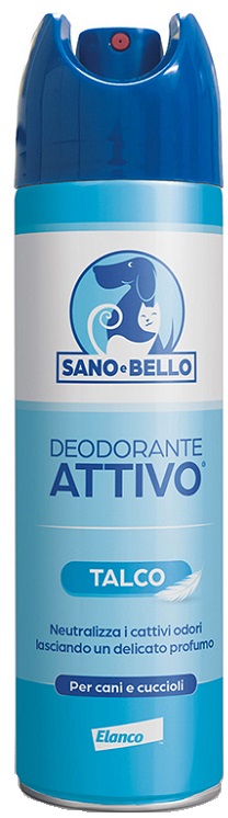 SANO E BELLO DEODORANTE ATTIVO TALCO 250 ML - Farmacia De Pasquale
