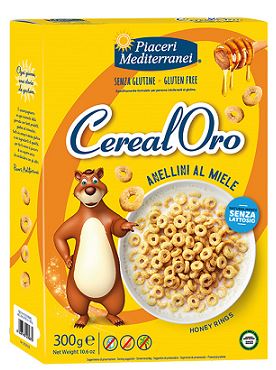 PIACERI MEDITERRANEI CEREALORO ANELLINI MIELE 300 G - Farmacia De Pasquale