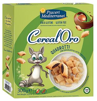 PIACERI MEDITERRANEI CEREALORO QUADROTTI 300 G - Farmacia De Pasquale