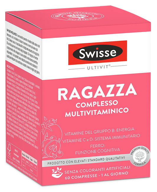 SWISSE MULTIVITAMINICO RAGAZZA 60 COMPRESSE - Farmacia De Pasquale