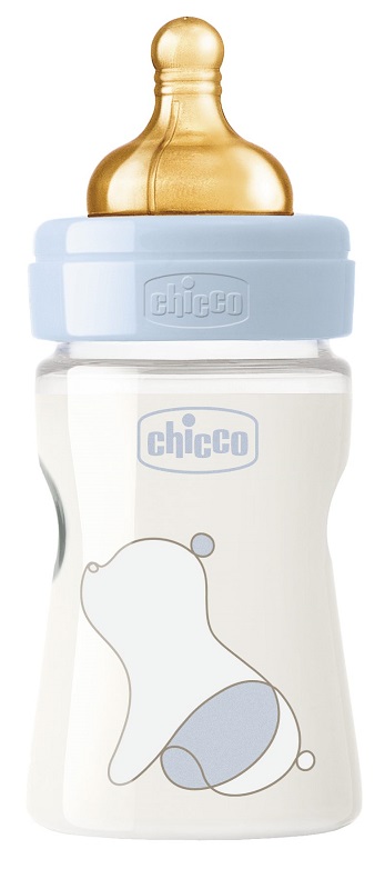 CHICCO BIBERON ORIGINAL 150ML TOUCH 1 FORO BOY CON TETTARELLA IN CAUCCIU' - Farmacia De Pasquale
