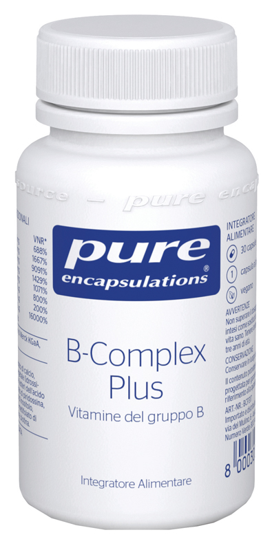 PURE ENCAPSULATIONS B-COMPLEX PLUS 30 CAPSULE - Farmacia De Pasquale