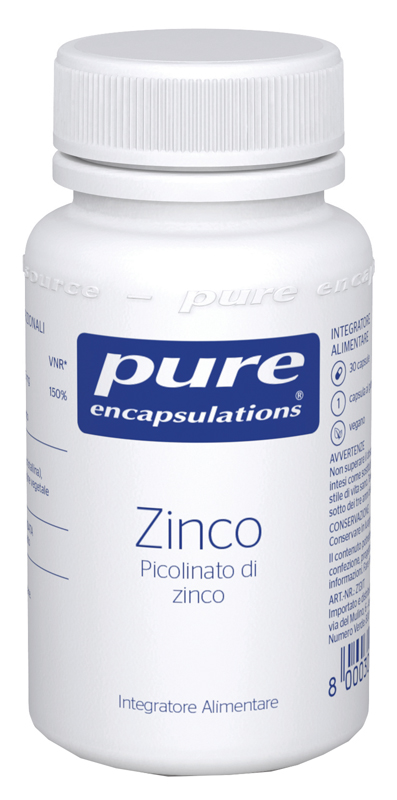 PURE ENCAPSULATIONS ZINCO 30 CAPSULE - Farmacia De Pasquale