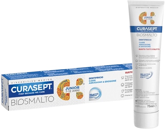 CURASEPT BIOSMALTO DENTIFRICIO JUNIOR 75 ML - Farmacia De Pasquale