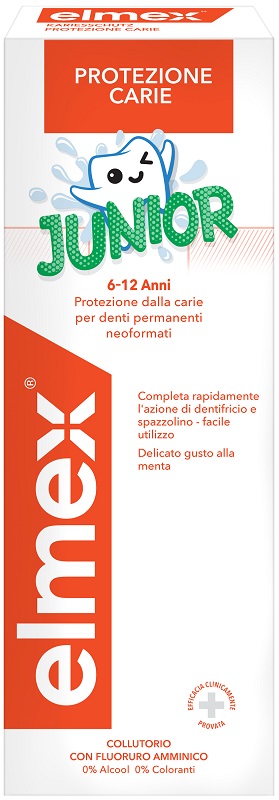 ELMEX COLLUTORIO JUNIOR 400 ML - Farmacia De Pasquale