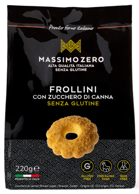 MASSIMO ZERO FROLLINI ZUCCHERO DI CANNA 220 G - Farmacia De Pasquale