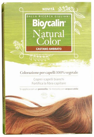 BIOSCALIN NATURAL COLOR CASTANO AMBRATO 70 G - Farmacia De Pasquale