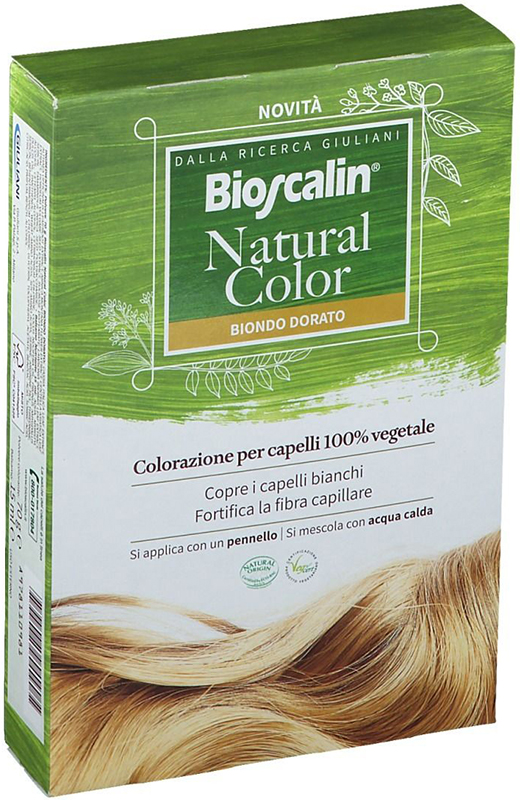 BIOSCALIN NATURAL COLOR BIONDO DORATO 70 G - Farmacia De Pasquale