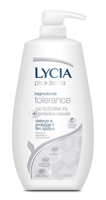 LYCIA PRODERMA BAGNODOCCIA TOLERANCE 750 ML - Farmacia De Pasquale