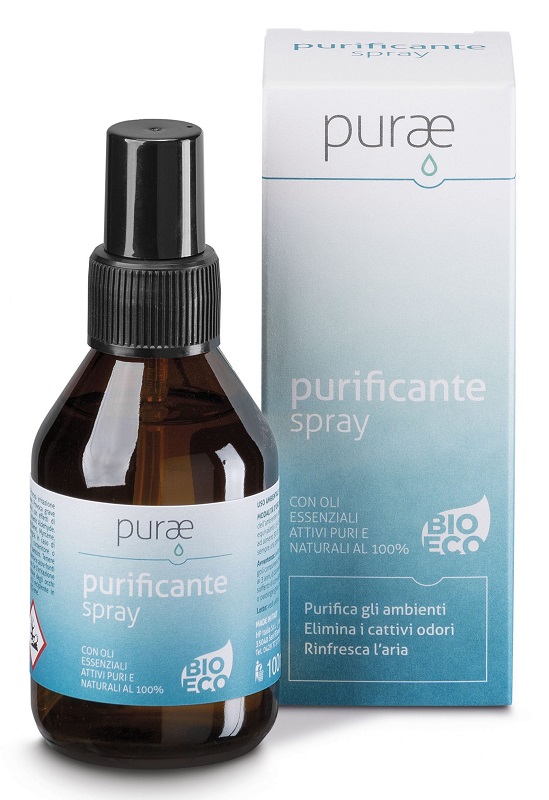 PURAE PURIFICANTE CON OLIO ESSENZIALE SPRAY BIO ECO 100 ML - Farmacia De Pasquale