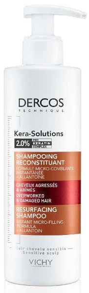 DERCOS TECHNIQUE KERASOL SHAMPOO RISTRUTTURANTE 250 ML - Farmacia De Pasquale