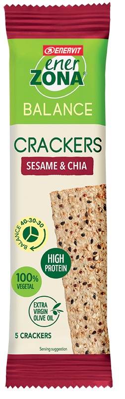 ENERZONA CRACKERS SESAME & CHIA 25 G - Farmacia De Pasquale