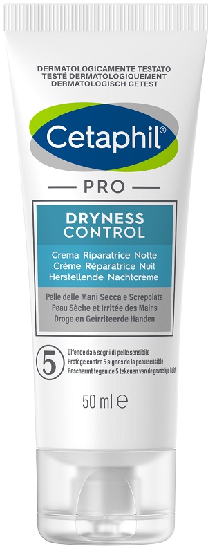 CETAPHIL PRO DRYNESS CONTROL CREMA MANI RIPARATRICE NOTTE 50 ML - Farmacia De Pasquale