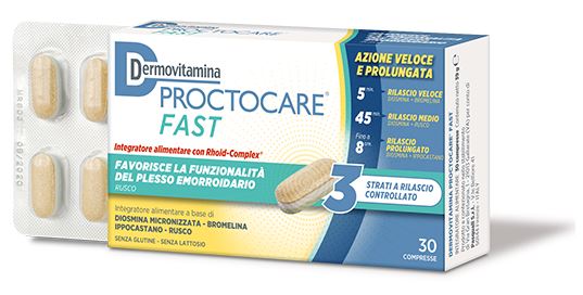 DERMOVITAMINA PROCTOCARE FAST 30 COMPRESSE - Farmacia De Pasquale
