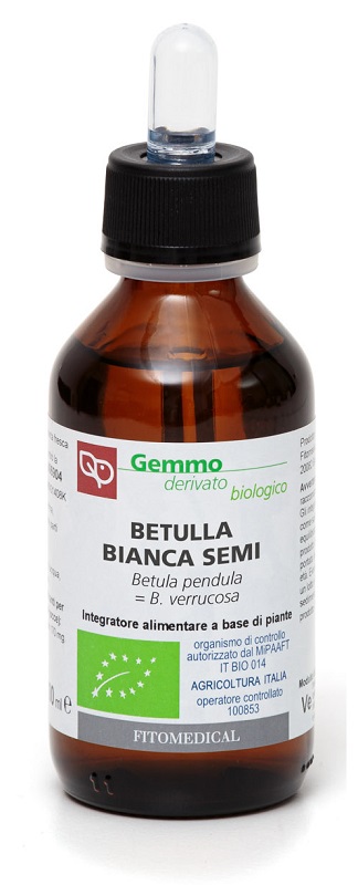 BETULLA BIANCA SEMI MACERATO GLICERICO 100 ML BIO - Farmacia De Pasquale