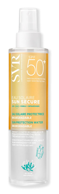 SUN SECURE EAU SOLAIRE SPF50 200 ML - Farmacia De Pasquale