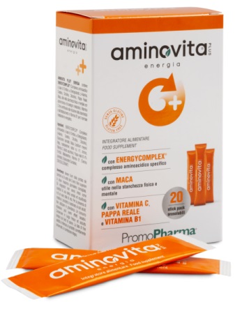 AMINOVITA PLUS ENERGIA 20 STICK PACK X 2 G - Farmacia De Pasquale