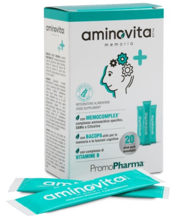 AMINOVITA PLUS MEMORIA 20 STICK PACK X 2 G - Farmacia De Pasquale