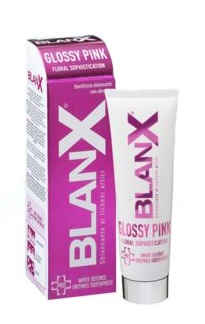 BLANX GLOSSY PINK DENTIFRICIO SBIANCANTE NON ABRASIVO 75 ML - Farmacia De Pasquale