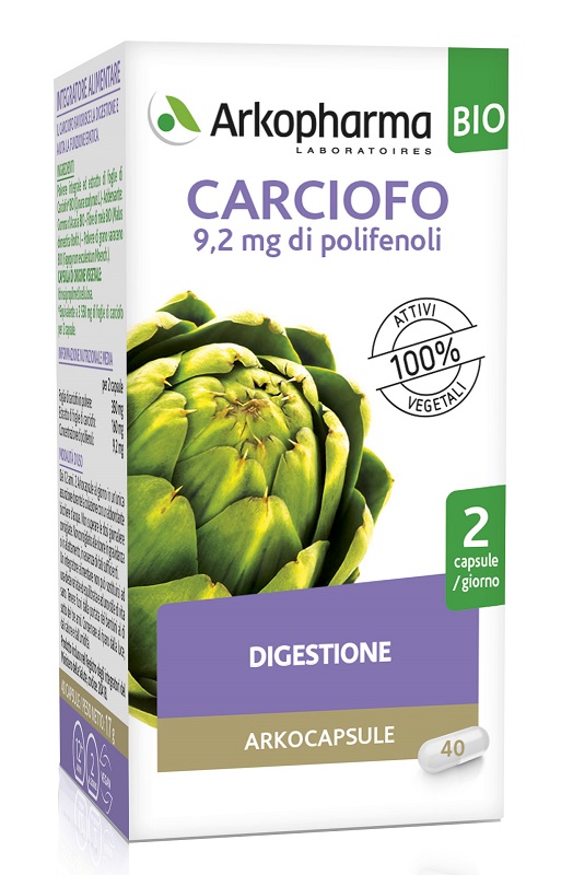 ARKO CAPSULE CARCIOFO BIO 40 CAPSULE - Farmacia De Pasquale
