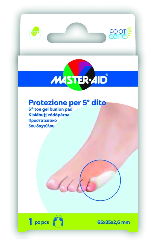 PROTEZIONE IN GEL MASTER-AID FOOTCARE 5 DITO 1 PEZZO C15 - Farmacia De Pasquale