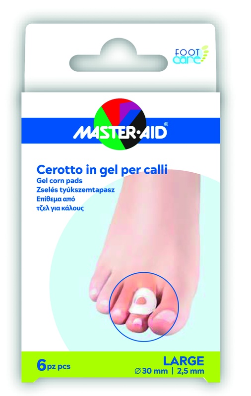 CEROTTO PROTEZIONE CALLI MASTER-AID FOOTCARE IN GEL LARGE 6 PEZZI B11 - Farmacia De Pasquale