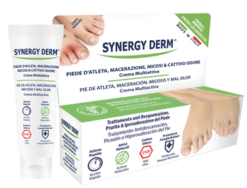 SYNERGY DERM CREMA PIEDE ATLETA MACERAZIONE SUDORE - Farmacia De Pasquale